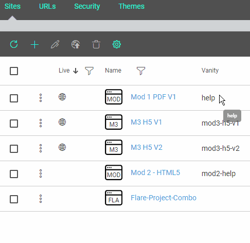 Animated gif illustrating how to exclude a site from search engines.