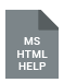 Microsoft HTML Help icon