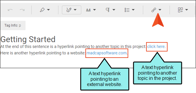 Text Hyperlinks